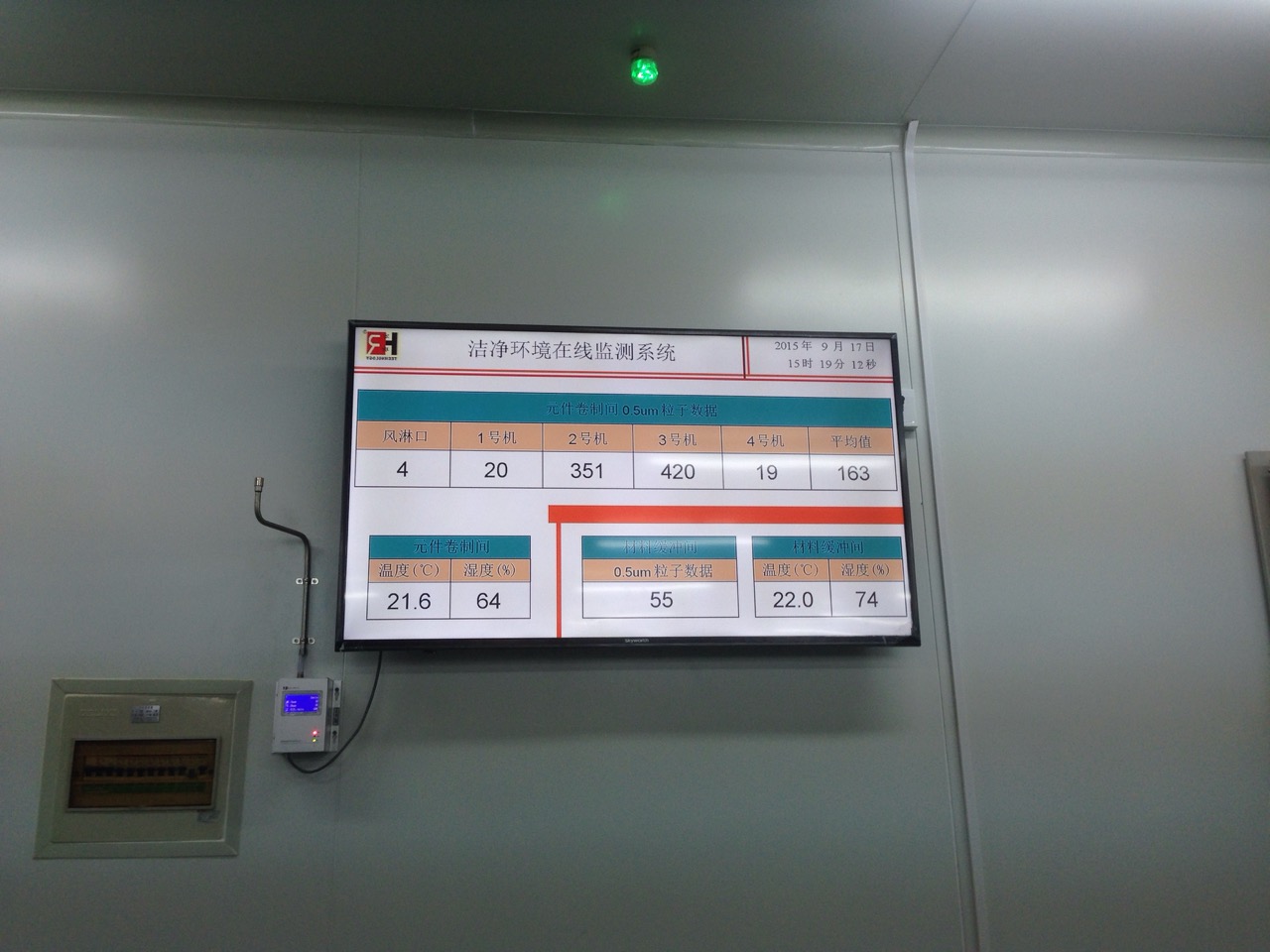 在線塵埃粒子監測系統的選型要求